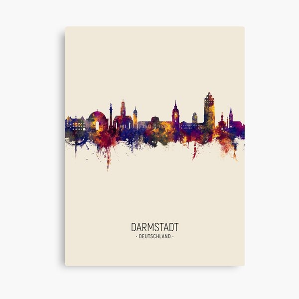Item preview, Darmstadt Germany Skyline designed and sold by MICHAEL TOMPSETT.