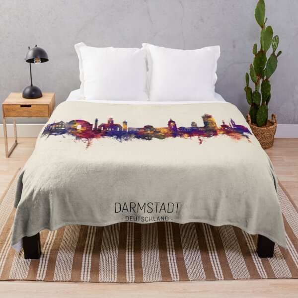 Item preview, Darmstadt Germany Skyline designed and sold by ArtPrints.