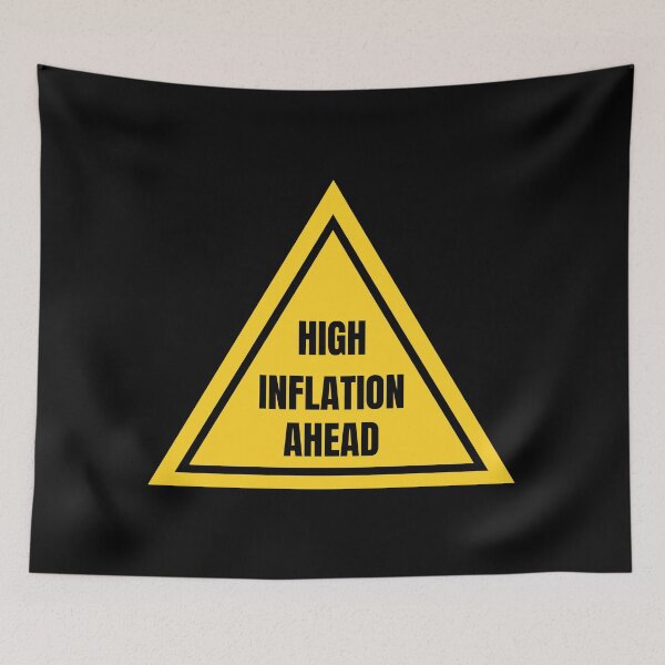 Item preview, High Inflation Ahead Warning Sign designed and sold by ProtonProject.