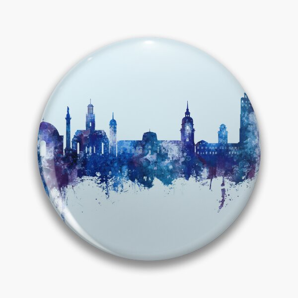 Item preview, Darmstadt Germany Skyline designed and sold by ArtPrints.