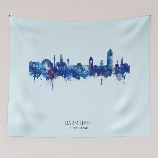 Item preview, Darmstadt Germany Skyline designed and sold by ArtPrints.