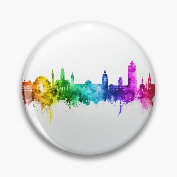 Item preview, Darmstadt Germany Skyline designed and sold by ArtPrints.
