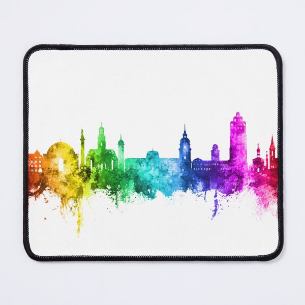Item preview, Darmstadt Germany Skyline designed and sold by ArtPrints.