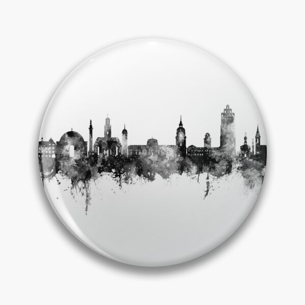 Item preview, Darmstadt Germany Skyline designed and sold by ArtPrints.