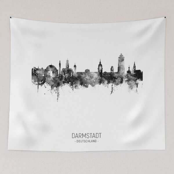 Item preview, Darmstadt Germany Skyline designed and sold by ArtPrints.