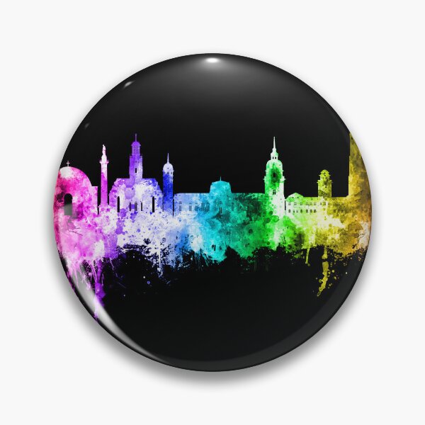 Item preview, Darmstadt Germany Skyline designed and sold by ArtPrints.