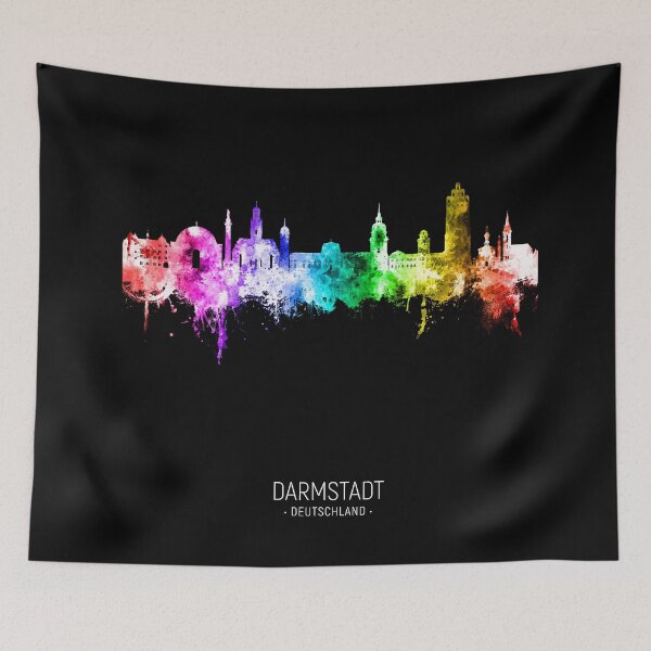 Item preview, Darmstadt Germany Skyline designed and sold by ArtPrints.