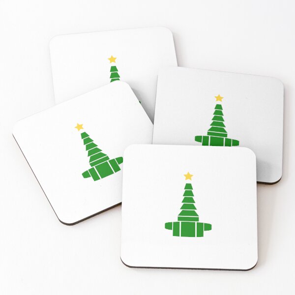 Item preview, Green Oxygen Christmas Tree with Yellow Star designed and sold by BearAndCat.