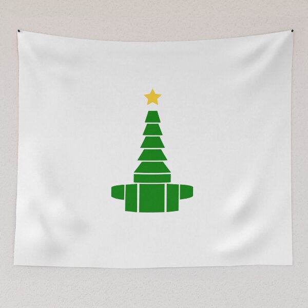 Item preview, Green Oxygen Christmas Tree with Yellow Star designed and sold by BearAndCat.
