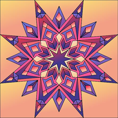 Star Mandalas 198 (Style:41)