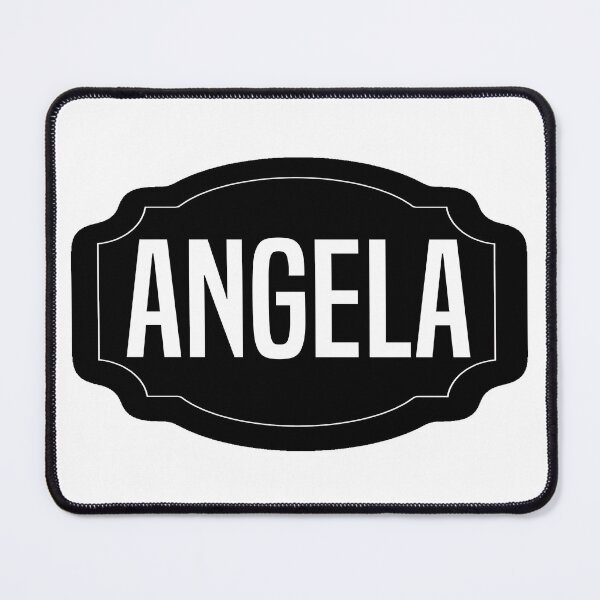 Item preview, ANGELA Personalized Name Birthday Tag Family Name ANGELA Girl Custom Name First Name Last Name designed and sold by HalloweenGift.