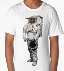 Space Penguin Hoodie Long T-Shirt