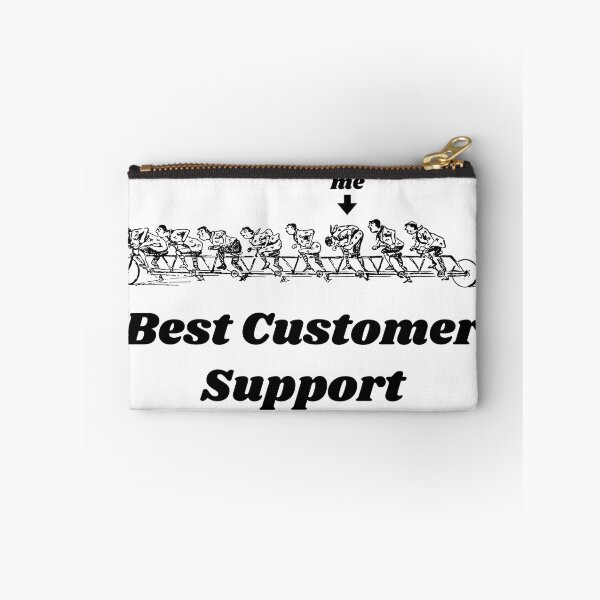 Item preview, 'Best Customer Support' Tandem Bicycle Design - Retro Illustration Design for T-shirts, mugs, phone cases and other accessories designed and sold by Ridiculam Toga.
