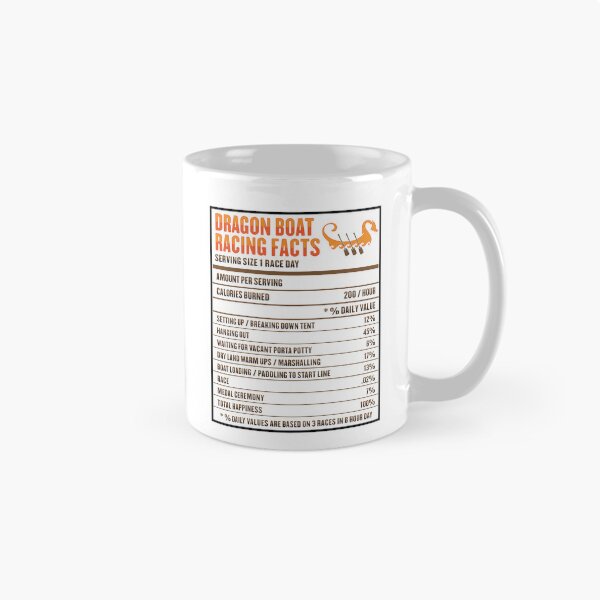 Item preview, Funny Dragon Racing Facts Design for a Dragon Boat Paddler designed and sold by mikkashirts.