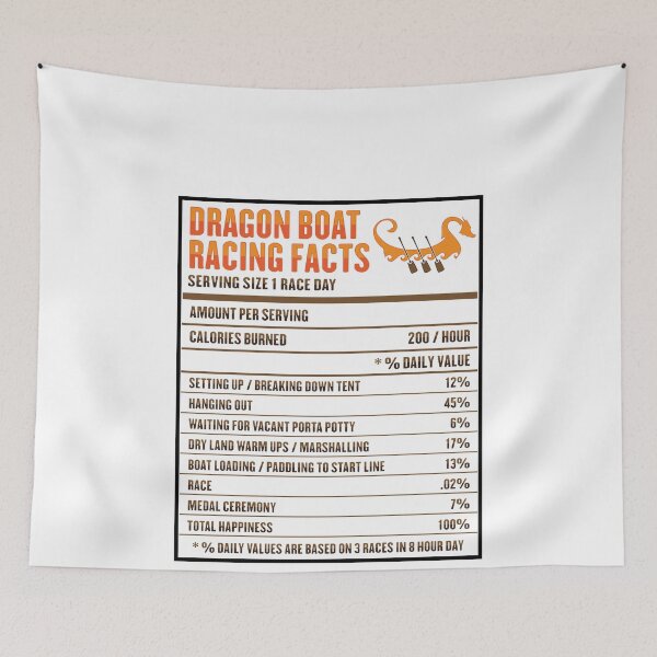 Item preview, Funny Dragon Racing Facts Design for a Dragon Boat Paddler designed and sold by mikkashirts.