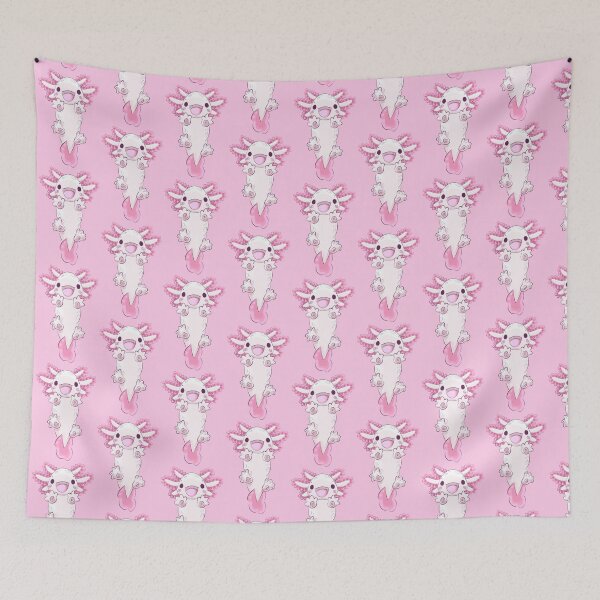 Item preview, Cute Axolotl in Lily Pond designed and sold by evybenita.