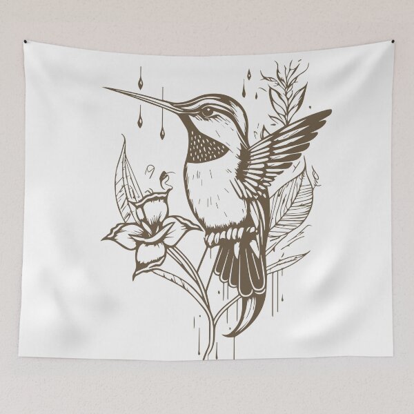 Item preview, creative animal hummingbird designed and sold by DD215.