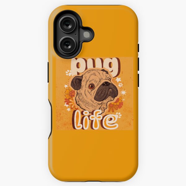Vista previa del artículo con la obra «Vida Pug», diseñado y vendido por Ghanshyam butik.
