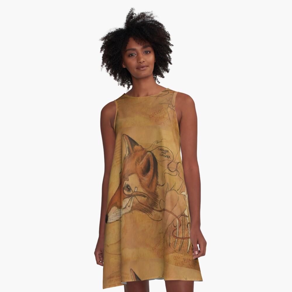 Item preview, A-Line Dress designed and sold by 48Tuesdays.