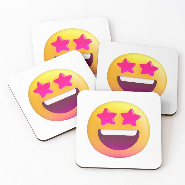 Item preview, Star-Struck Face Emoji-'I'm amazed face' Emoji designed and sold by YouBeeVintage.