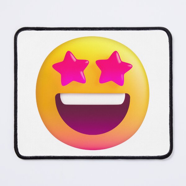 Item preview, Star-Struck Face Emoji-'I'm amazed face' Emoji designed and sold by YouBeeVintage.