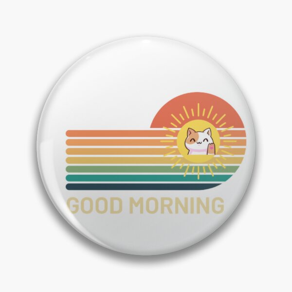 Item preview, Goodly Morning Shiny Cat designed and sold by DeeCeeFashion.