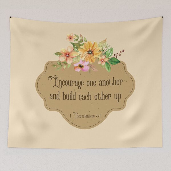 Item preview, Νew Testament verse - Encourage one another and build each other up - 1 Thessalonians 5:11 designed and sold by THEARESTON.