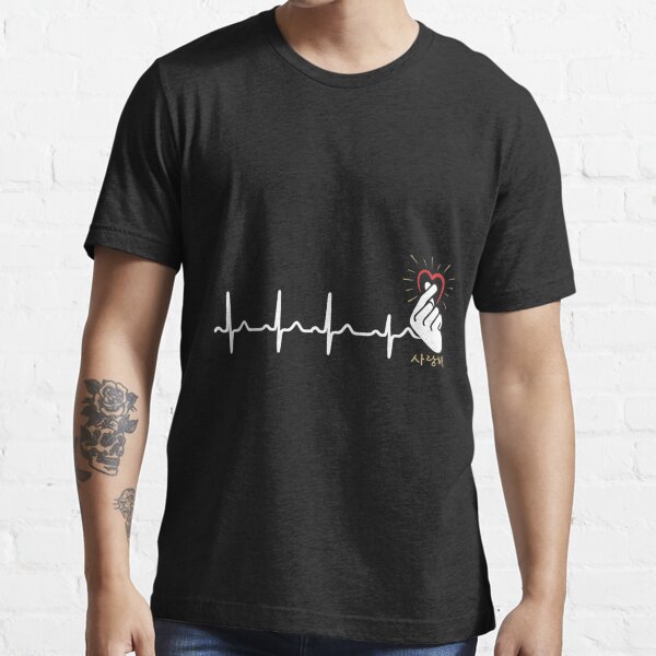 Item preview, K-Pop Hand Holding Heart Finger Love Korean Music Lover Heartbeat Racerback Tank Top designed and sold by Pastiesstore61.