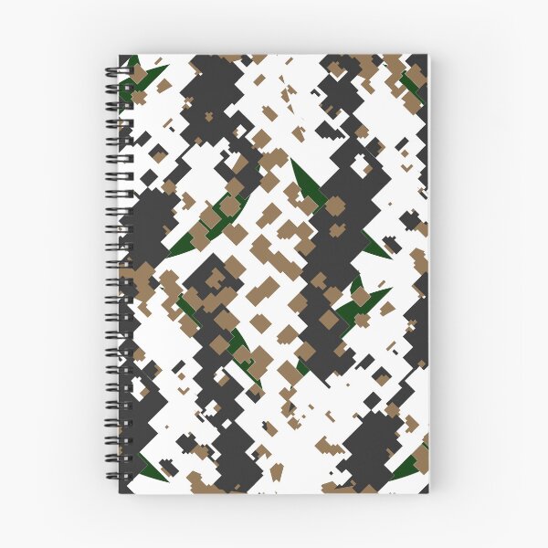 Item preview, High Contrast Winter Snow Digital Stripes and Dots Camo Pattern designed and sold by American-Ancap.