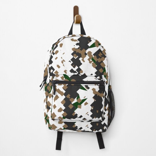 Item preview, High Contrast Winter Snow Digital Stripes and Dots Camo Pattern designed and sold by American-Ancap.