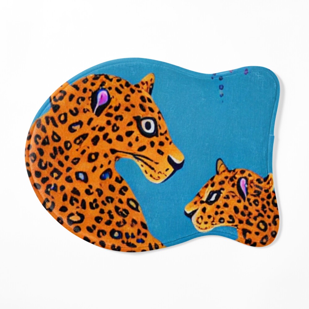 Orange Leopard Cat Masks