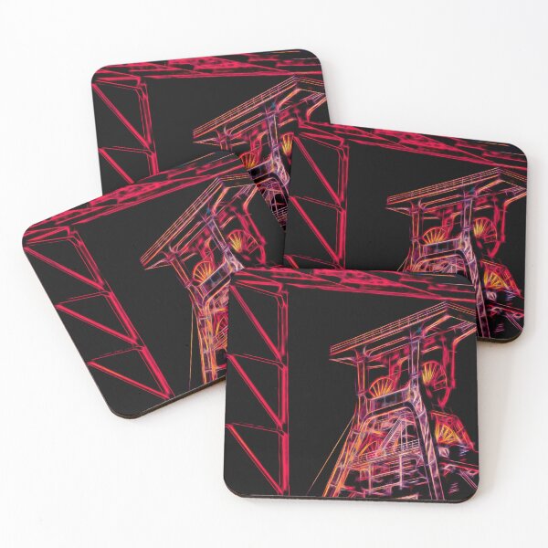 Item preview, Zollverein mine at night in Essen designed and sold by kohlenjunge.