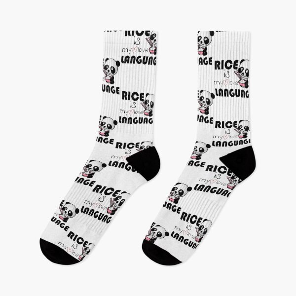 Item preview, Rice Is My Love Language , funny panda eating rice designed and sold by LilaDiams.