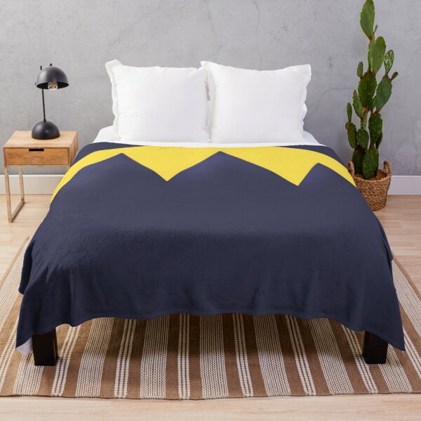 Item preview, Yellow and Navy Simple Minimalist illustration, Minimal Design, Sun and mountain design designed and sold by Cosmos726.