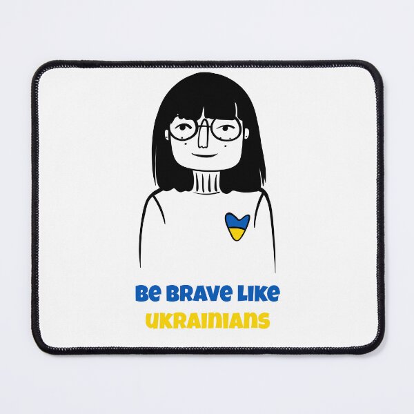 Item preview, Be brave like ukrainians - glasses designed and sold by HelgaScand.