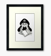 Aleister Meowly Framed Print