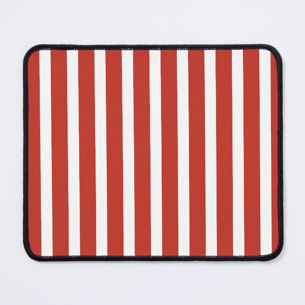 Item preview, Classic red and white vertical striped pattern designed and sold by patterncrow.