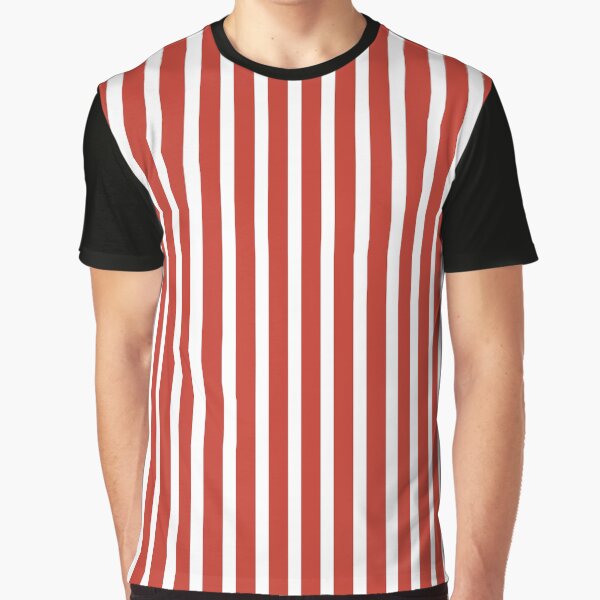 Item preview, Classic red and white vertical striped pattern designed and sold by patterncrow.