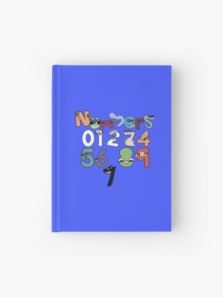 Number Alphabet Lore  Hardcover Journal for Sale by TheBullishRhino