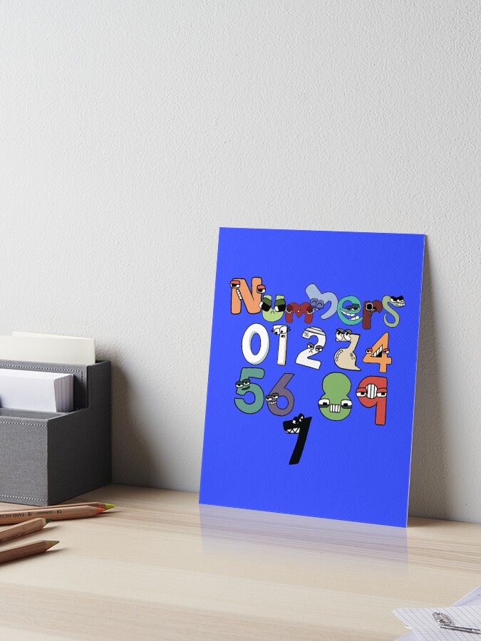 Number Alphabet Lore  Hardcover Journal for Sale by TheBullishRhino