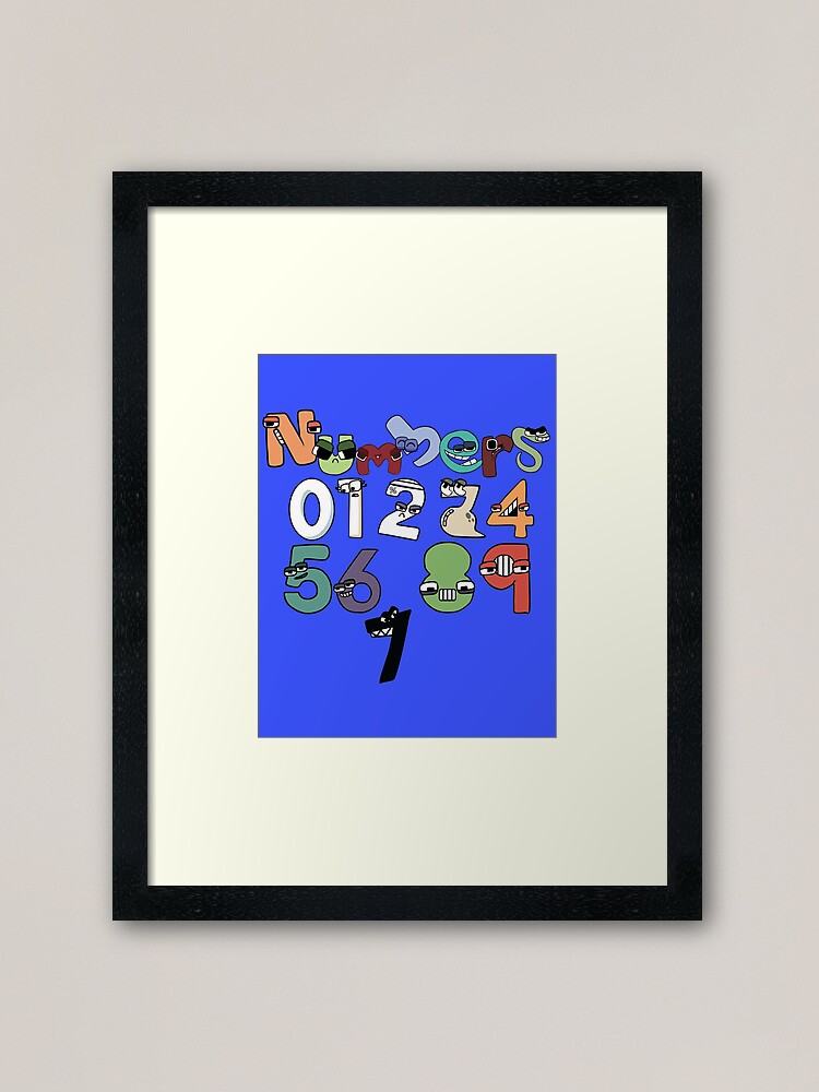 Number Alphabet Lore  Poster for Sale by TheBullishRhino