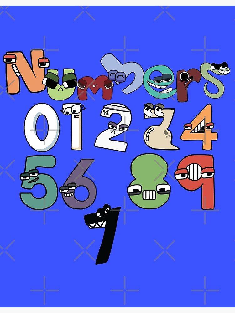 Number Alphabet Lore | Postcard