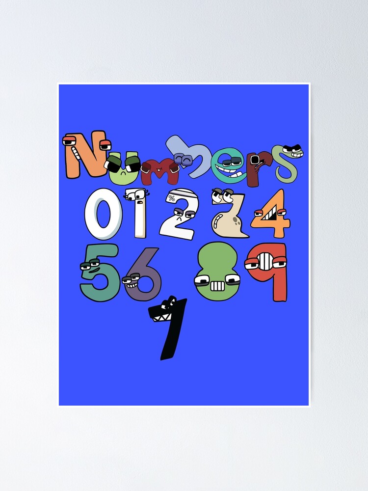 Number Alphabet Lore  Poster for Sale by TheBullishRhino