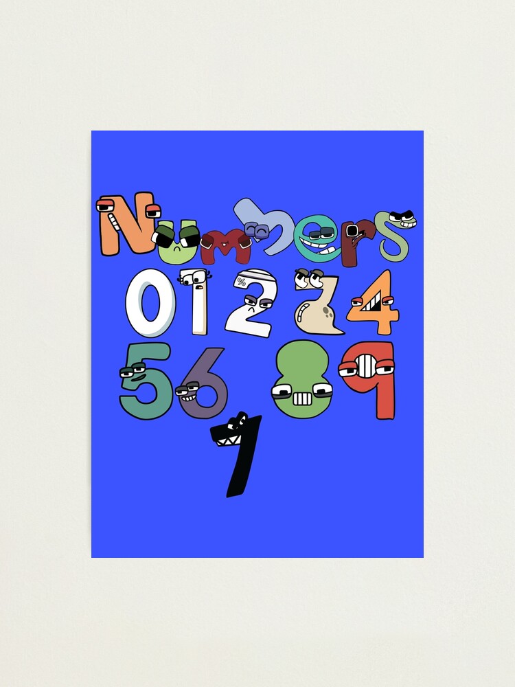 Number Alphabet Lore  Photographic Print for Sale by