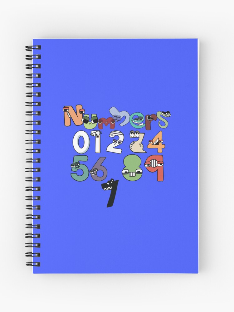 Number Alphabet Lore  Hardcover Journal for Sale by TheBullishRhino