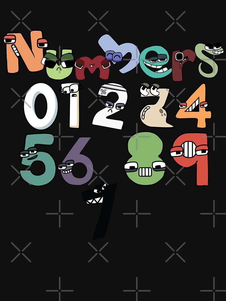 Number Alphabet Lore  Poster for Sale by TheBullishRhino