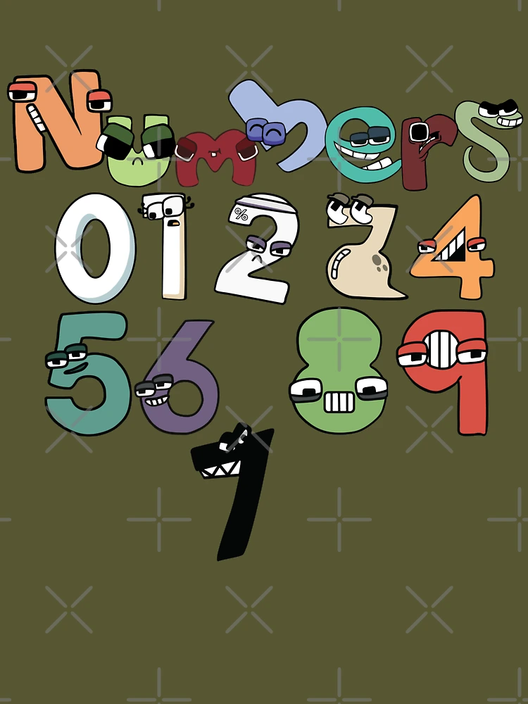 Number Alphabet Lore  Poster for Sale by TheBullishRhino