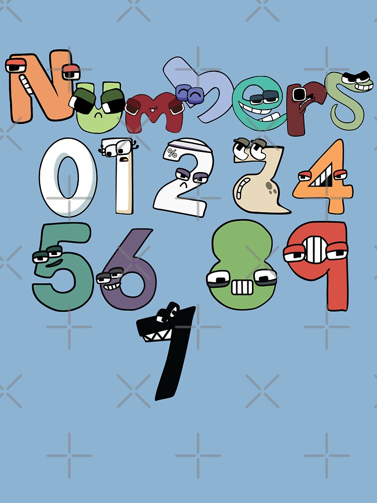 Number Alphabet Lore  Sticker for Sale by TheBullishRhino