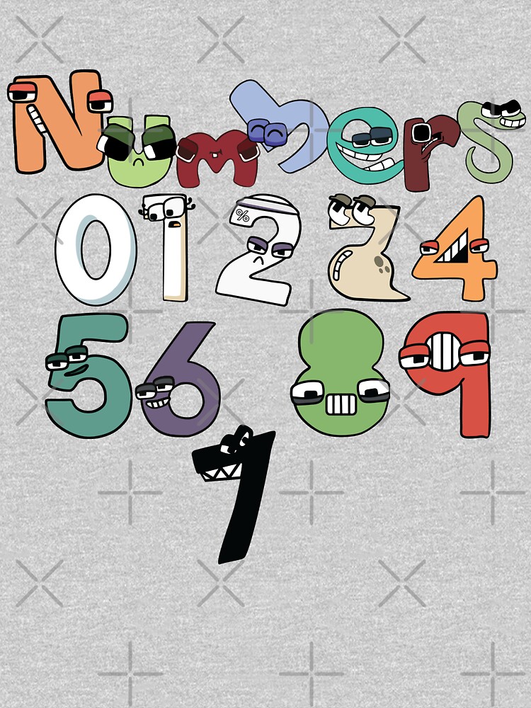 Number Alphabet Lore  Poster for Sale by TheBullishRhino