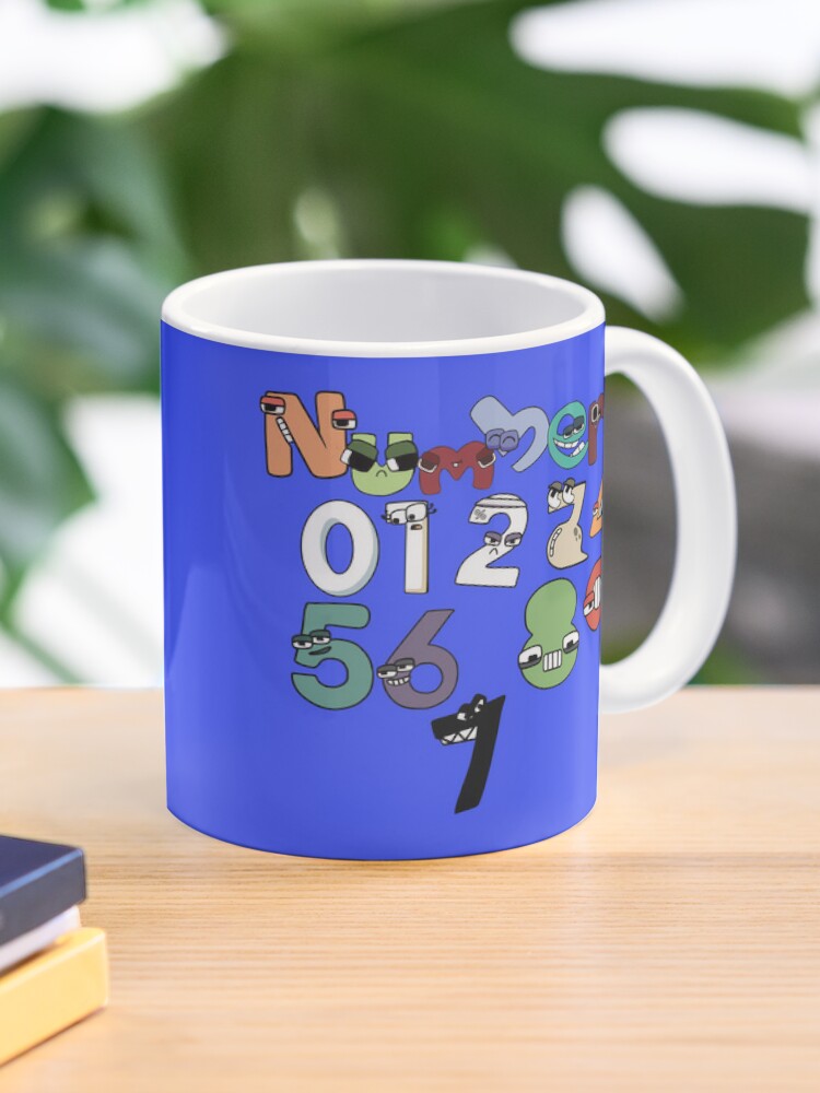 Number Lore 0-9 Numbers  Sticker for Sale by TheBullishRhino